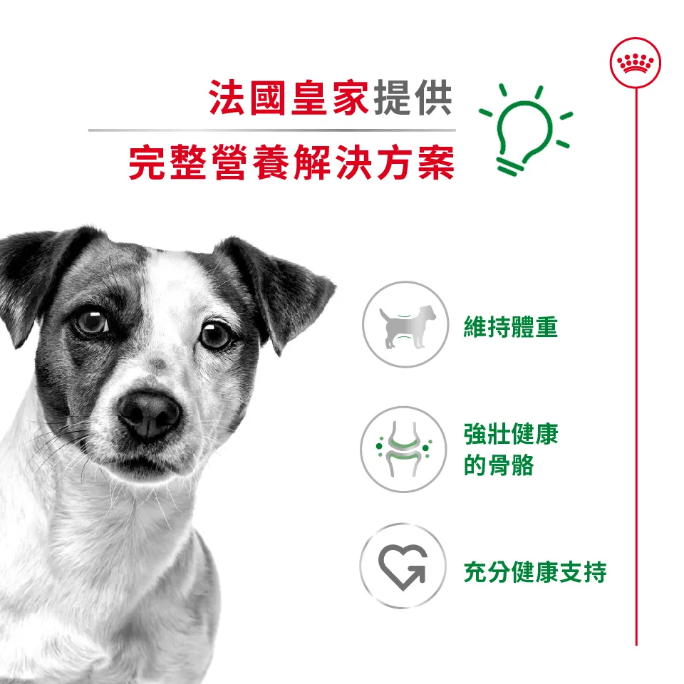 【ROYAL CANIN 皇家】MNA 小型成犬專用乾糧