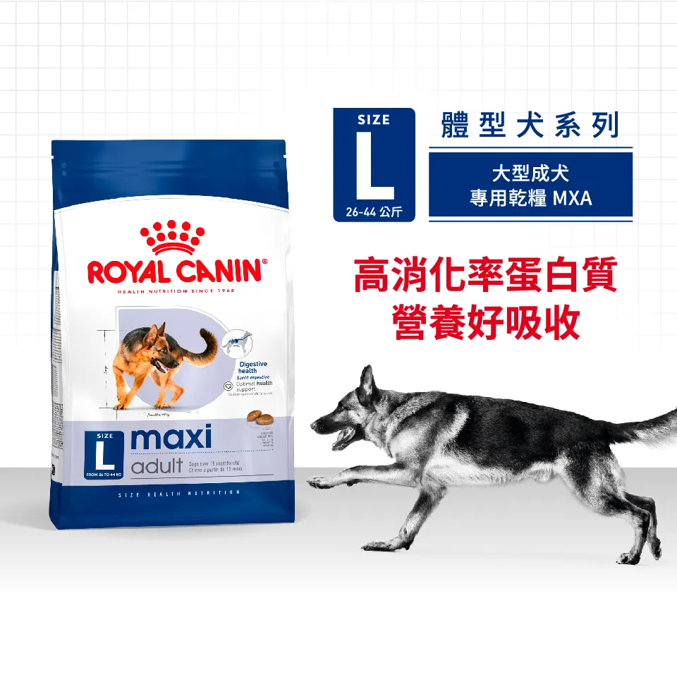 【ROYAL CANIN 皇家】MXA 大型成犬專用乾糧