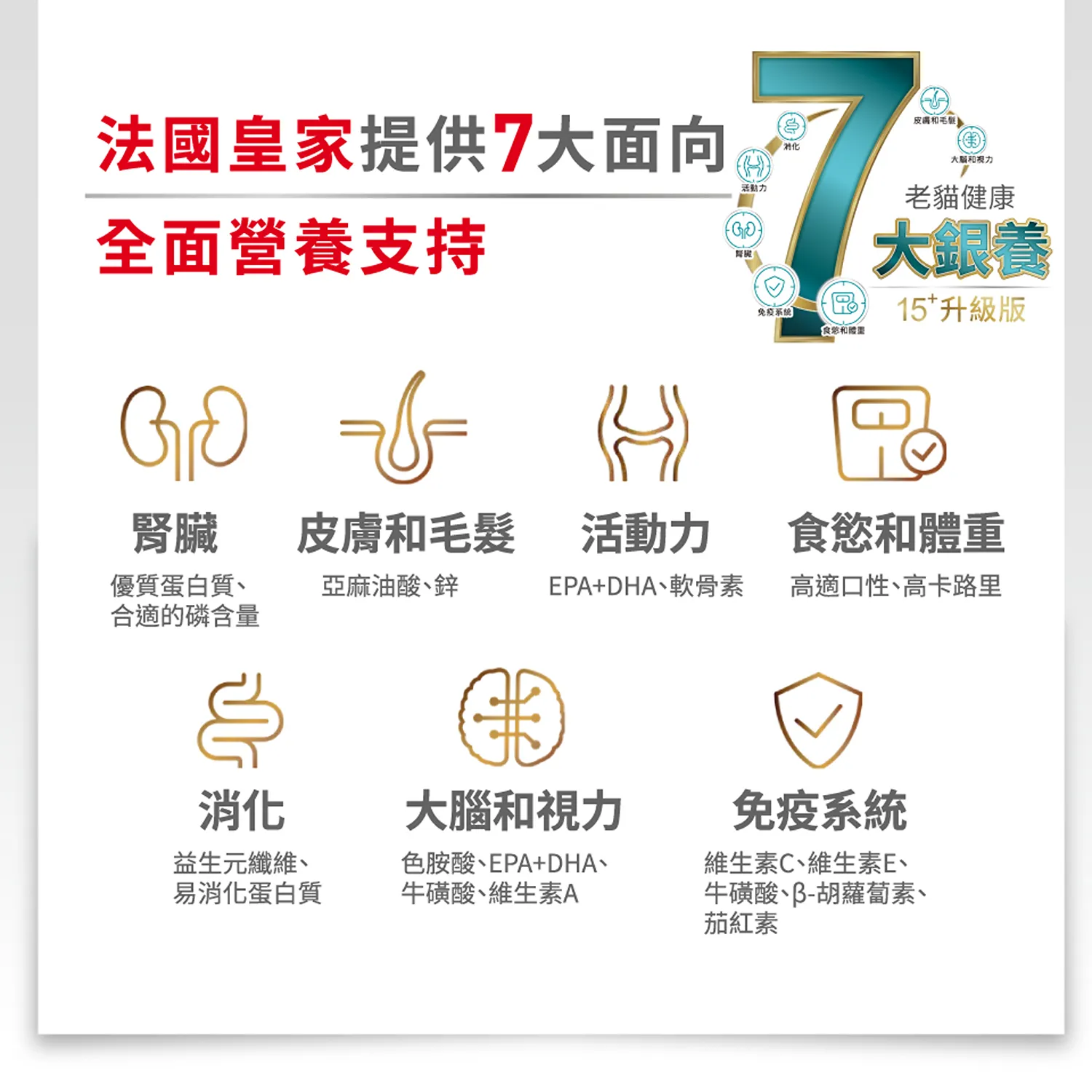 【ROYAL CANIN 皇家】FHN 皇家老貓15+歲齡 A30+15