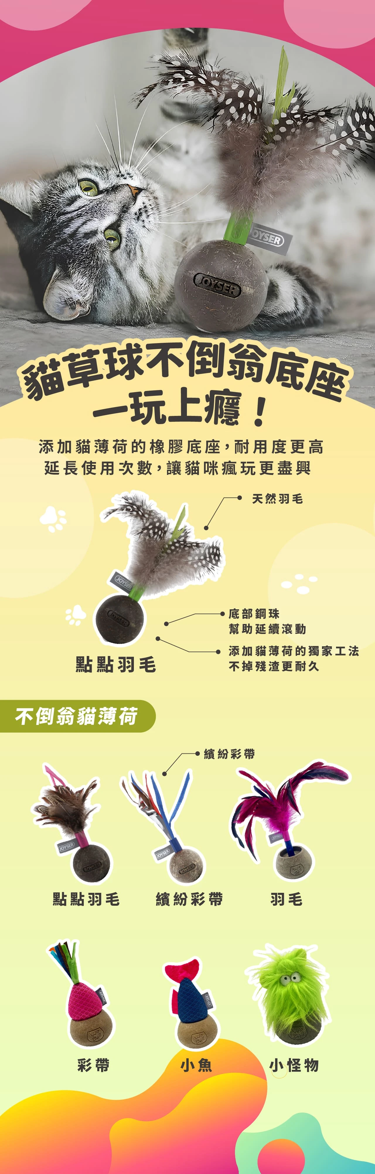 貓薄荷不倒翁系列