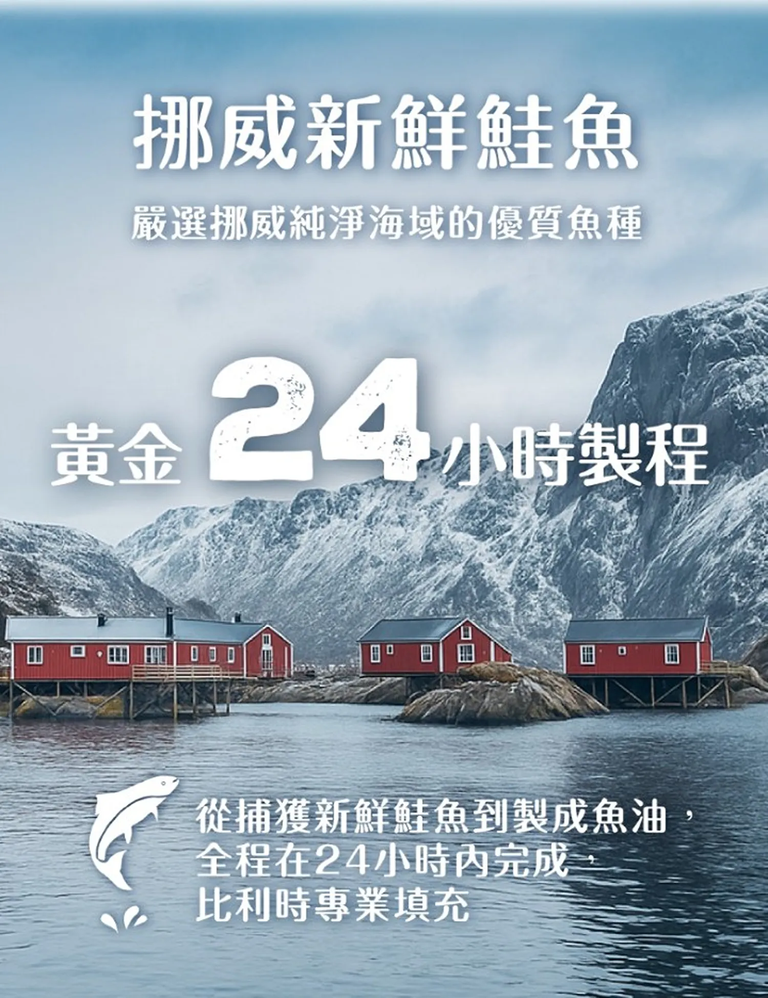 100% 純天然挪威鮭魚油 500ml