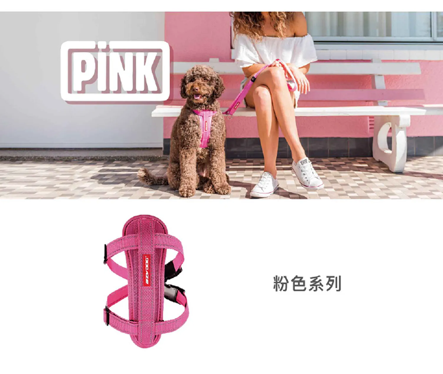 狗體工學胸背帶