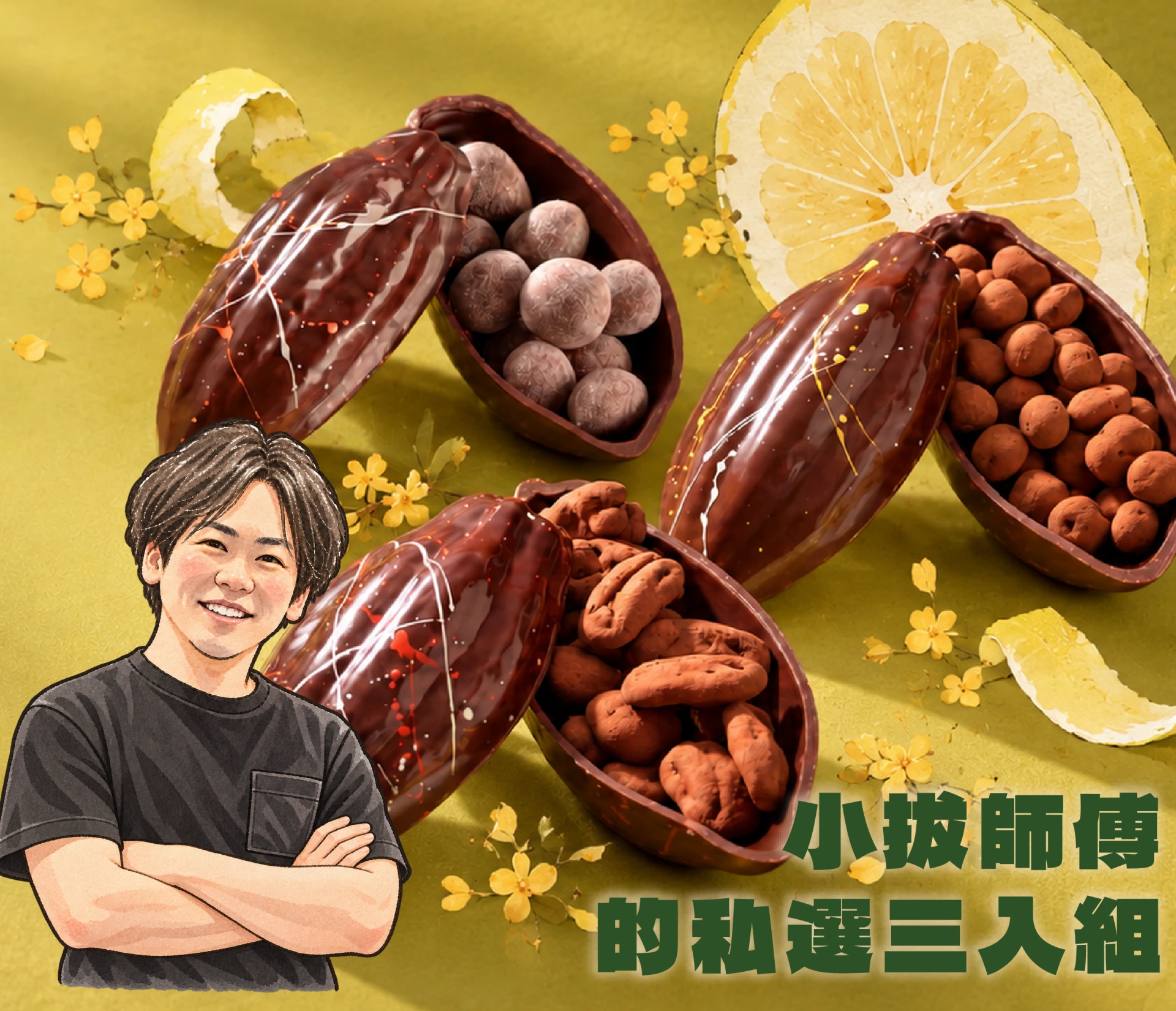 小拔師傅的私選三入組Chef Tomohiro Onuki's Handpicked Trio