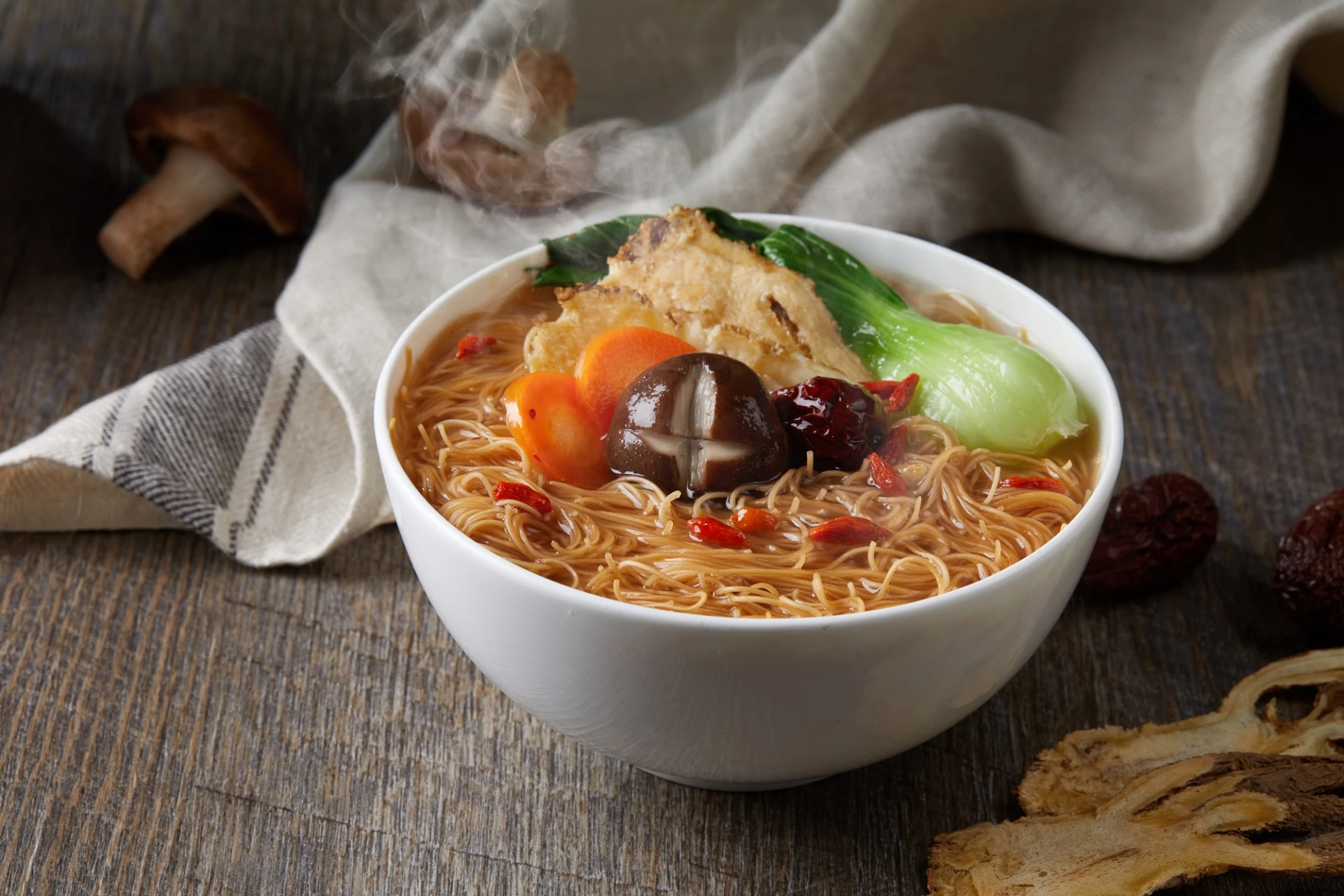 五福袋雞絲麵｜當歸口味-純素｜ 肉燥口味|（每入兩包調味包)