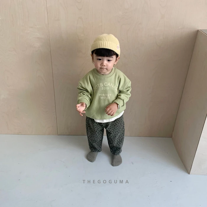 THEGOGUMA|美式無刷毛寬鬆落肩大學T