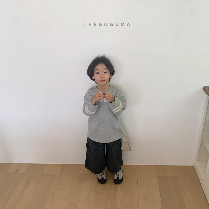 THEGOGUMA|雙條撞色橫線織帶長袖T恤