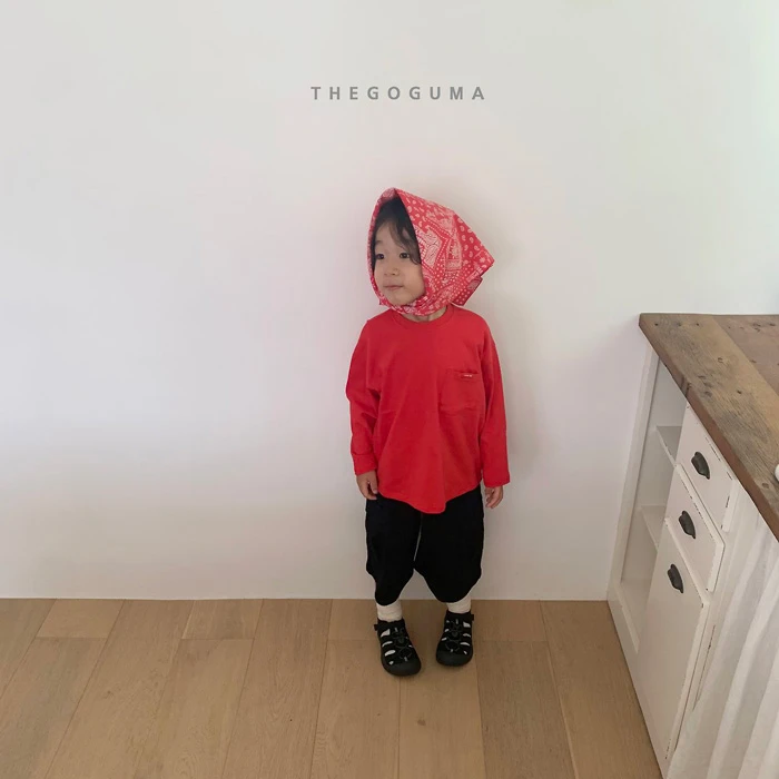 THEGOGUMA|復古捲邊純棉頭巾領巾