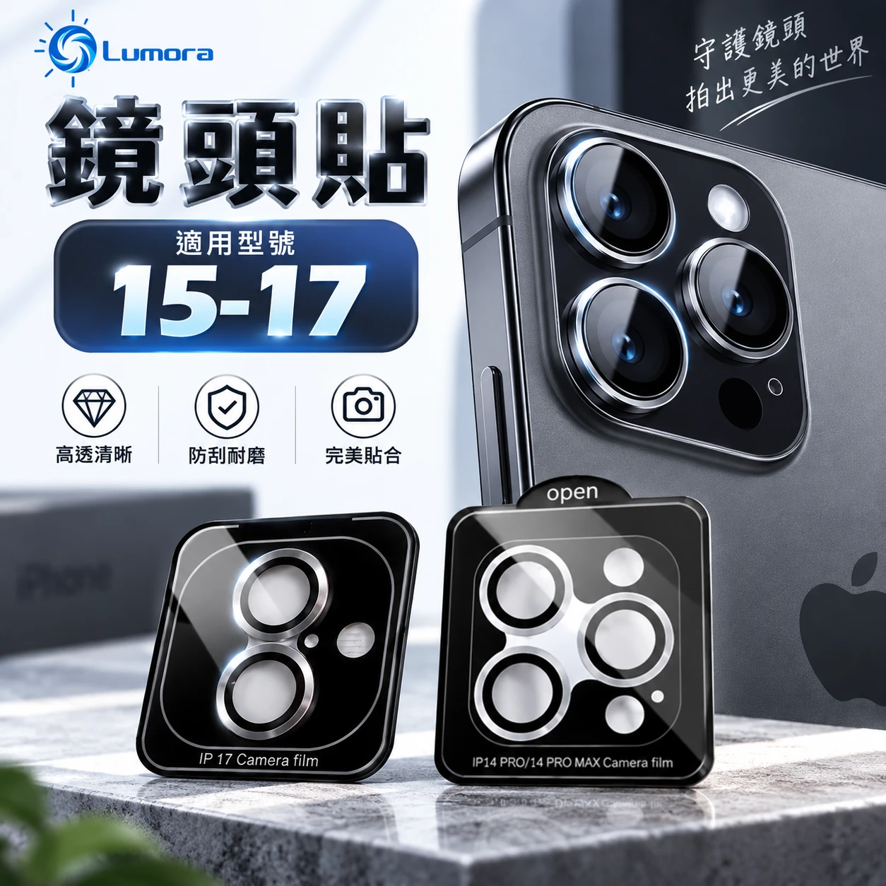 Iphone15-17鏡頭貼