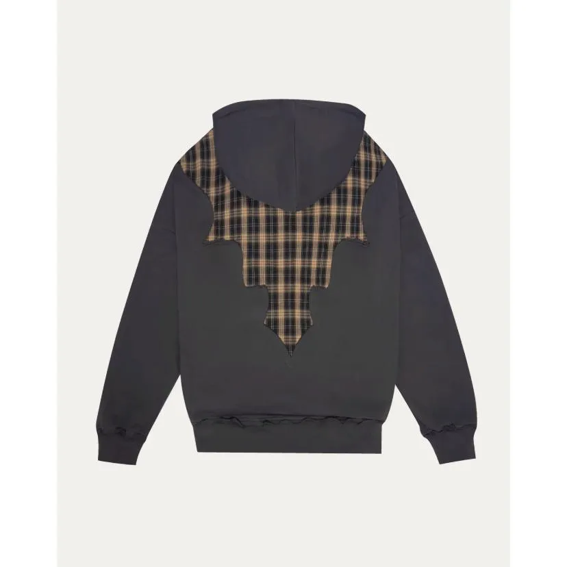 PCES Plaid Combo Hoodie Jacket