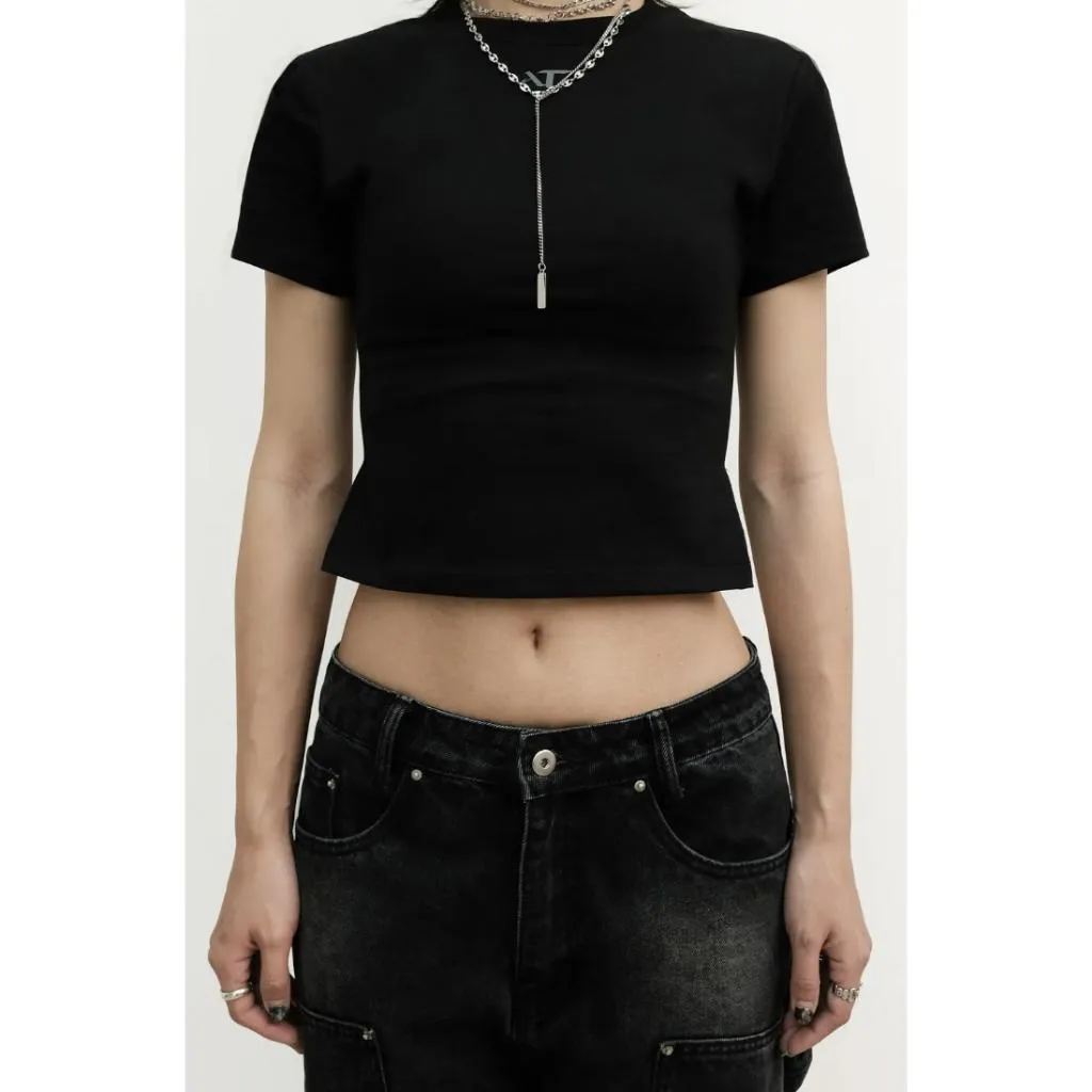 ANONYMOUS TALKING S26-SS05 Pleated Tee (WMS)