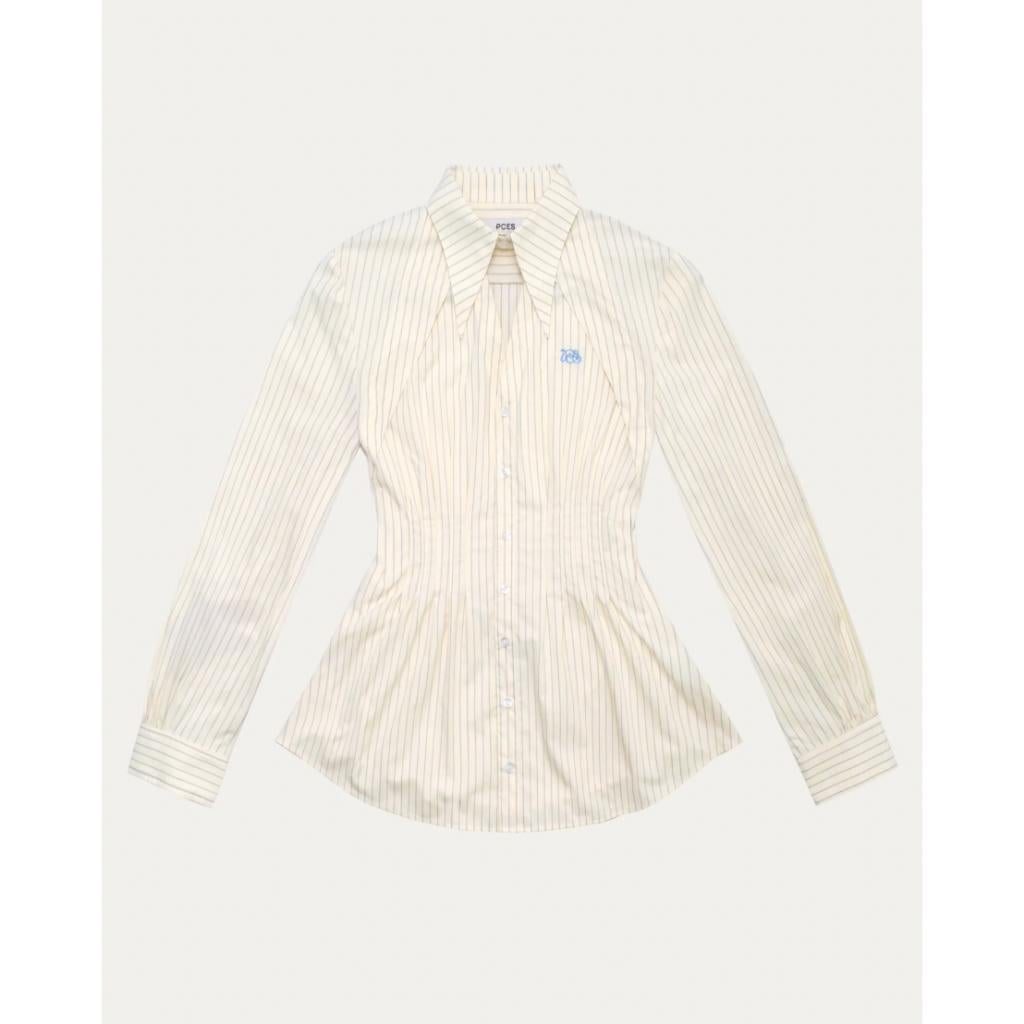 PCES Pintuck Faux Collar Shirt