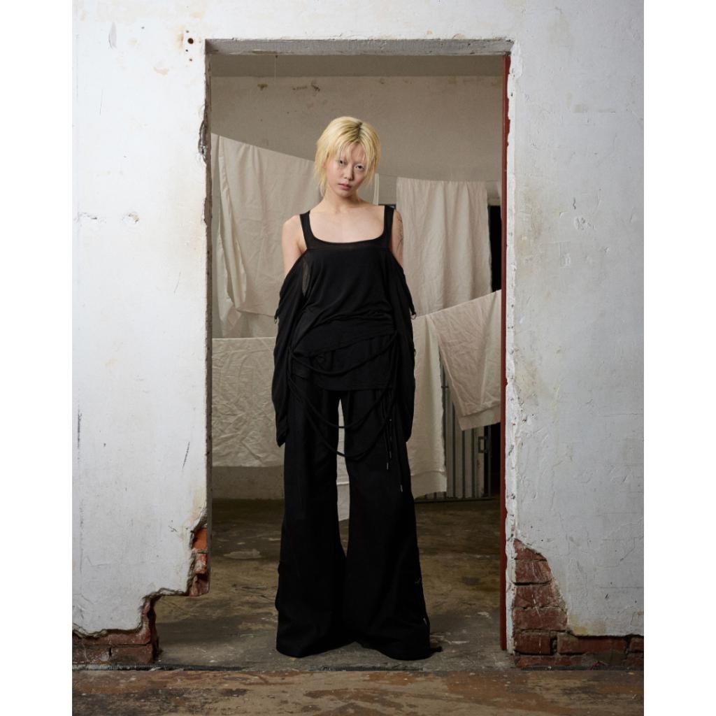 bonienkiye Unbalanced double long sleeve