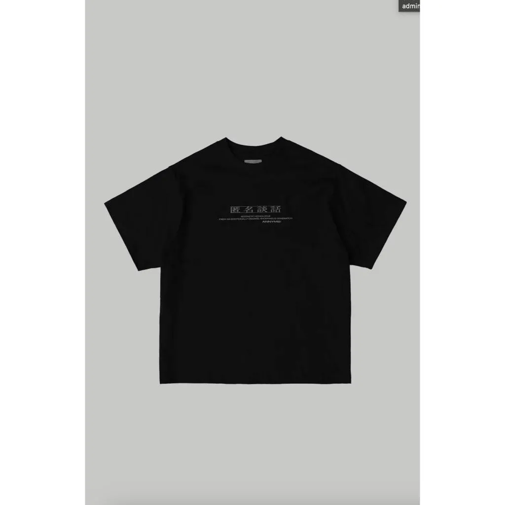 ANONYMOUS TALKING S26-SS03 nì míng tán huà Pleated Tee
