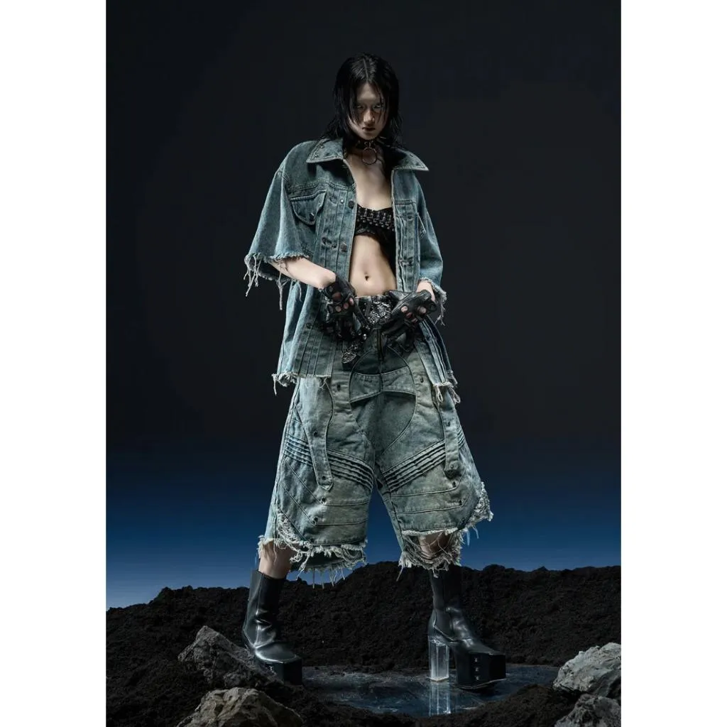RICH DENIM WASHED OVER SHIRT