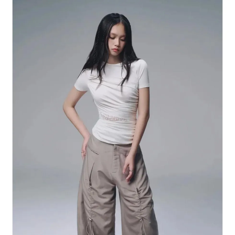 BUNNYHILL RAE LACE PANEL TOP