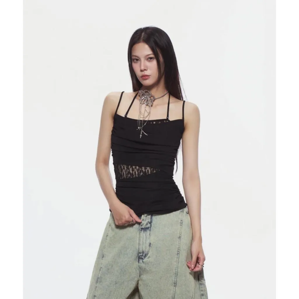 BUNNYHILL AYSEL LACE PANEL TOP