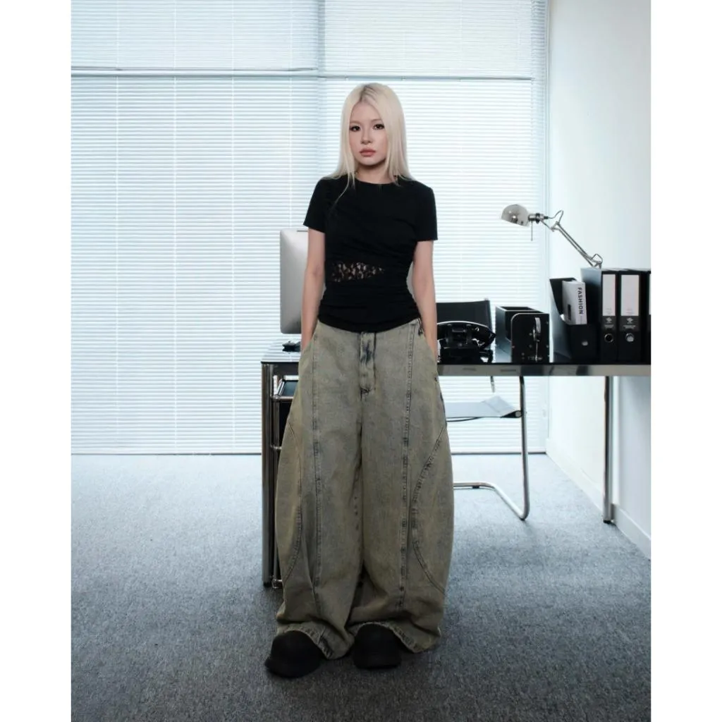 BUNNYHILL RAE LACE PANEL TOP
