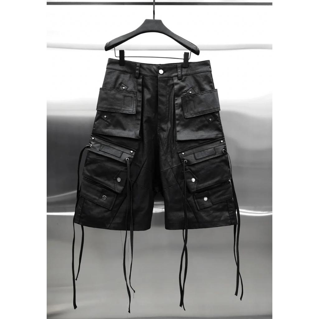 RICH CARGO DRAWSTRING WIDE SHORT