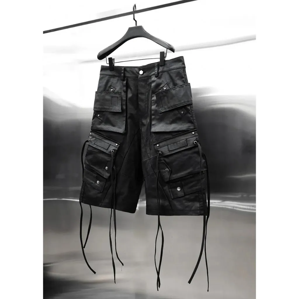 RICH CARGO DRAWSTRING WIDE SHORT