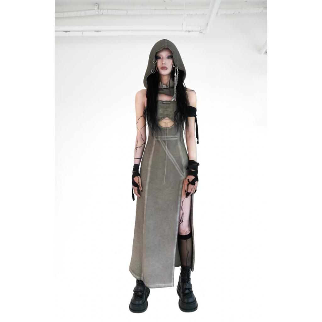 bonienkiye Washing hoodie dress
