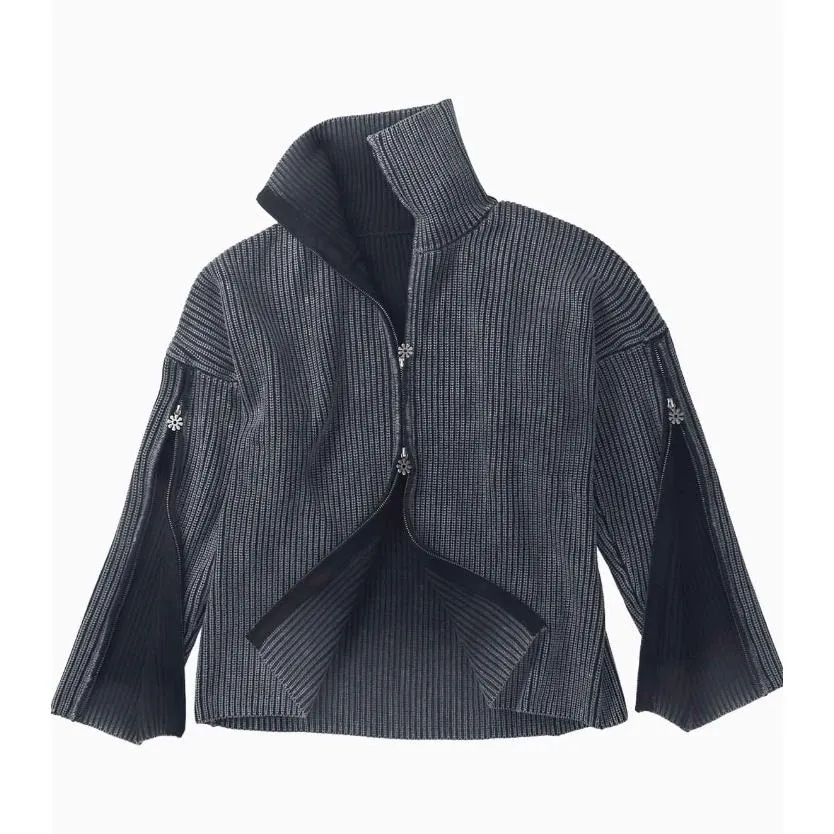 PROTÉMOA Triple Zip Cardigan