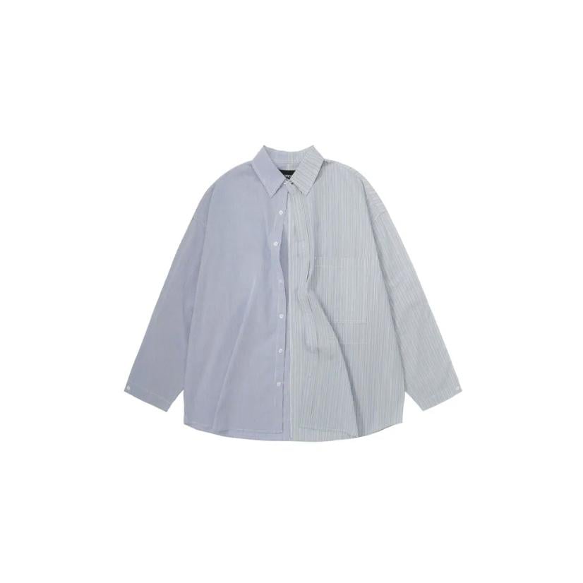 ESSENCEMADE PANELLED STRIPE SHIRT