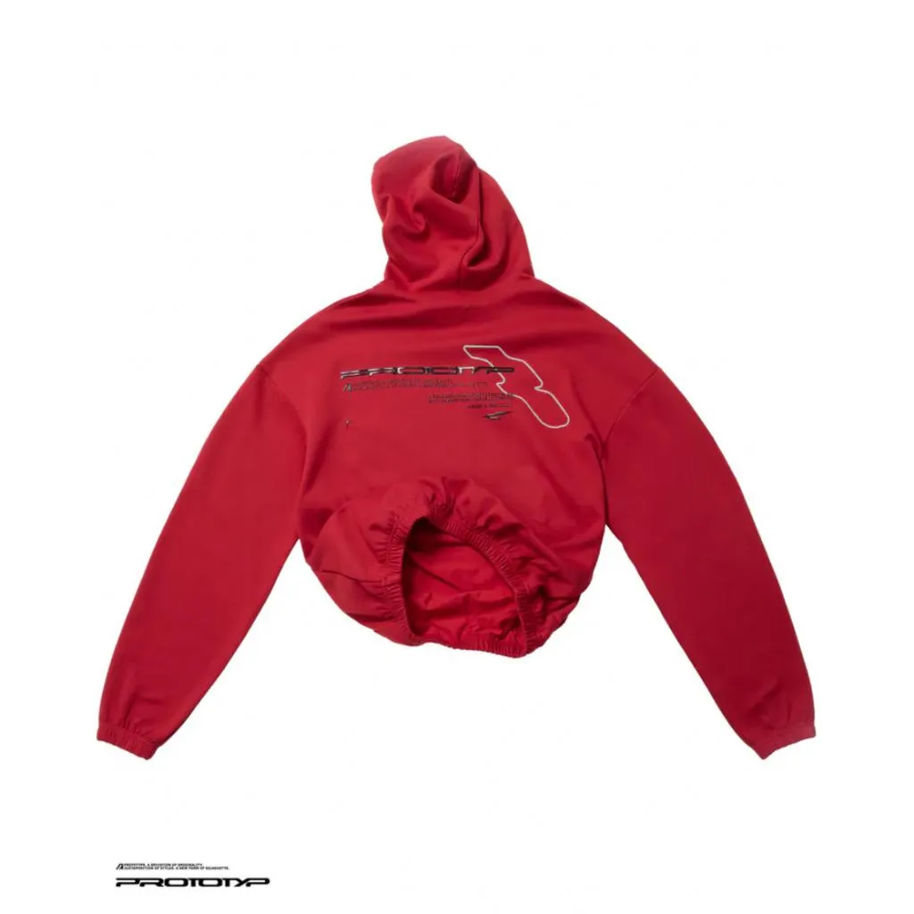 PROTOTYP PTP-25A-TH-001 ACCELERATION ECU Hoodie (Vermillion)