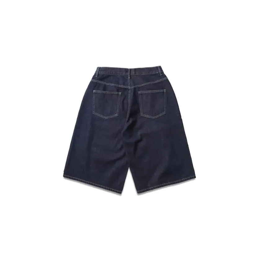 ESSENCEMADE RAW DENIM CAPRI PANTS