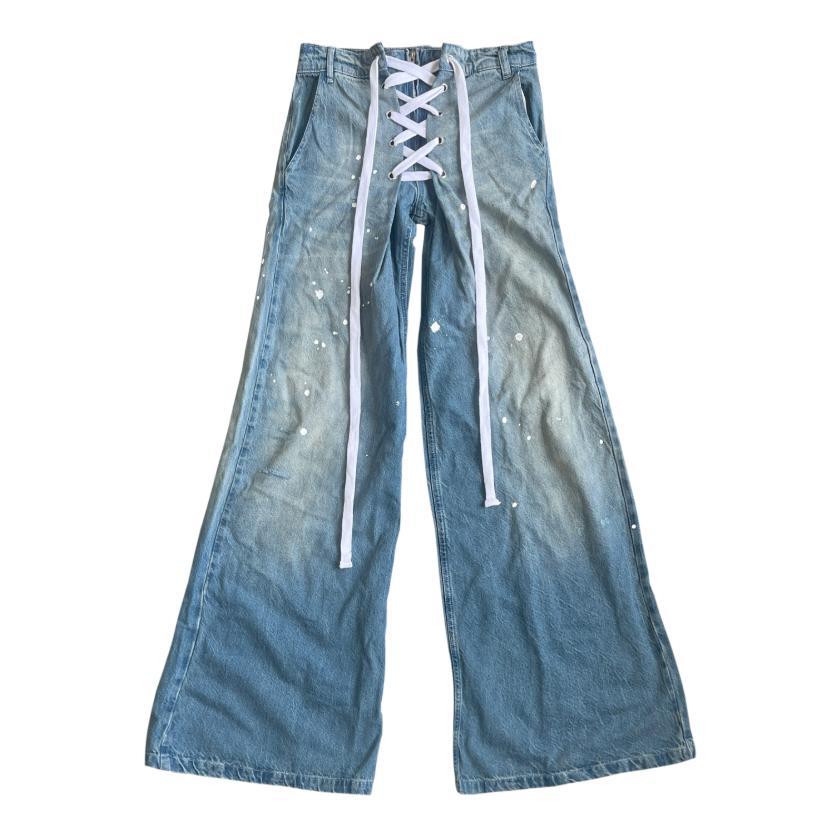 HAVEYOUDIEDBEFORE Derelicte, Lace Flare Pant
