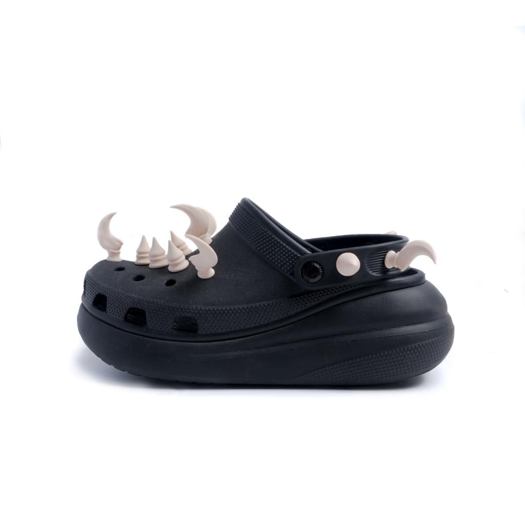 HAKKEI 白景 暴龍龍爪鞋扣 -白 Crocs適用 (一組二入) 洞洞鞋