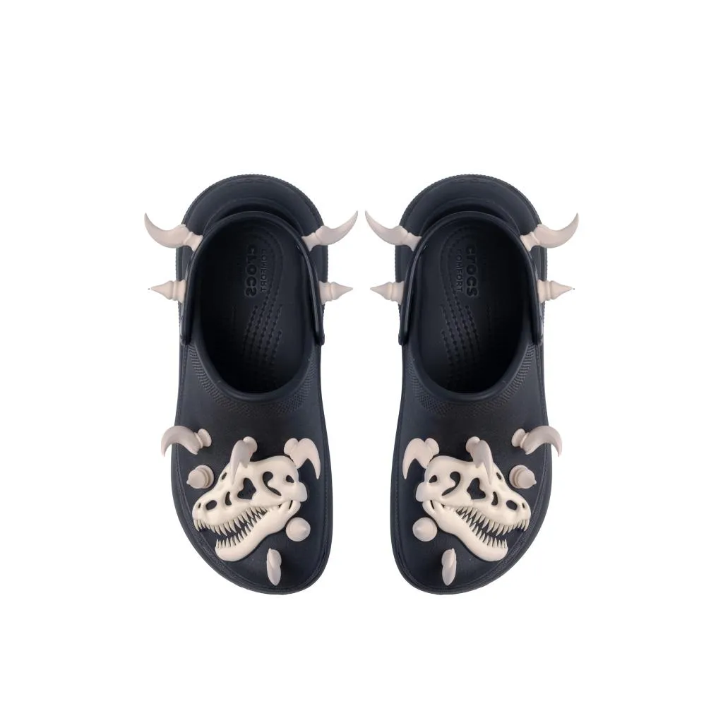 HAKKEI 白景 暴龍龍爪鞋扣 -白 Crocs適用 (一組二入) 洞洞鞋