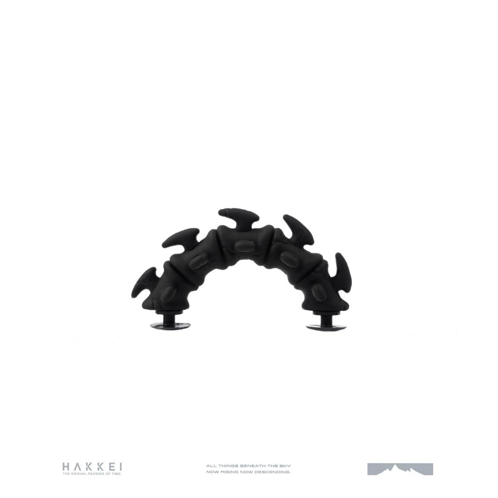 HAKKEI 白景 黑暴龍椎骨鞋扣- Crocs 適用 (一組一入) 洞洞鞋
