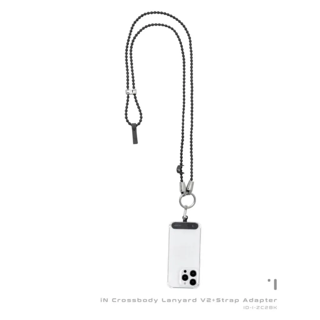 INCODER iN Crossbody Lanyard Vol.2+Strap Adapter 黑