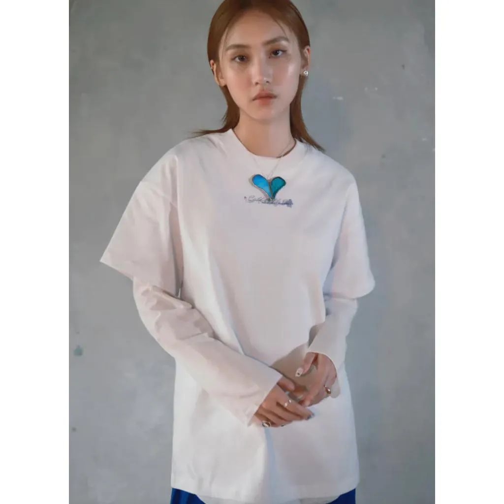 PIP "Gild the Lily" PRINTED T-SHIRT (WHITE)
