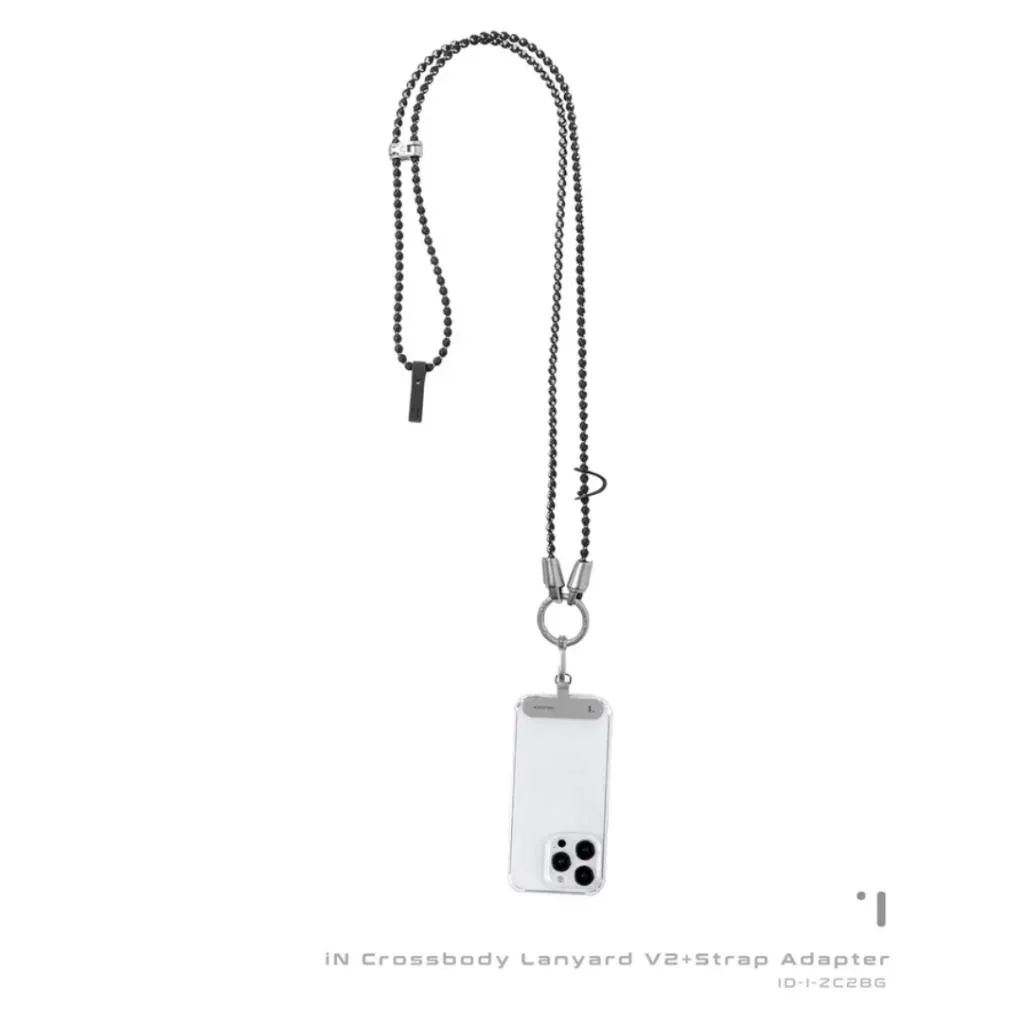 INCODER iN Crossbody Lanyard Vol.2+Strap Adapter 黑+灰
