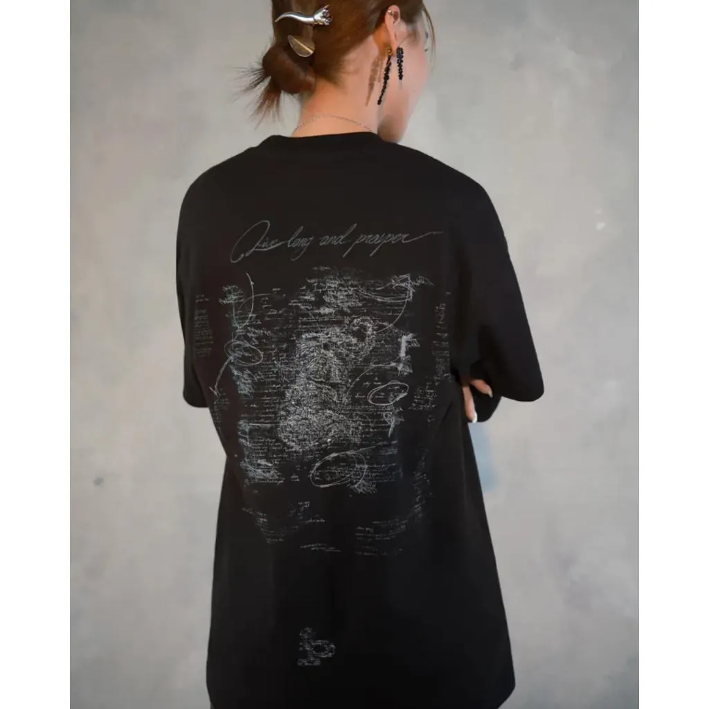 PIP "The Elephant Never Forgets" PRINTED T-SHIRT (BLACK)
