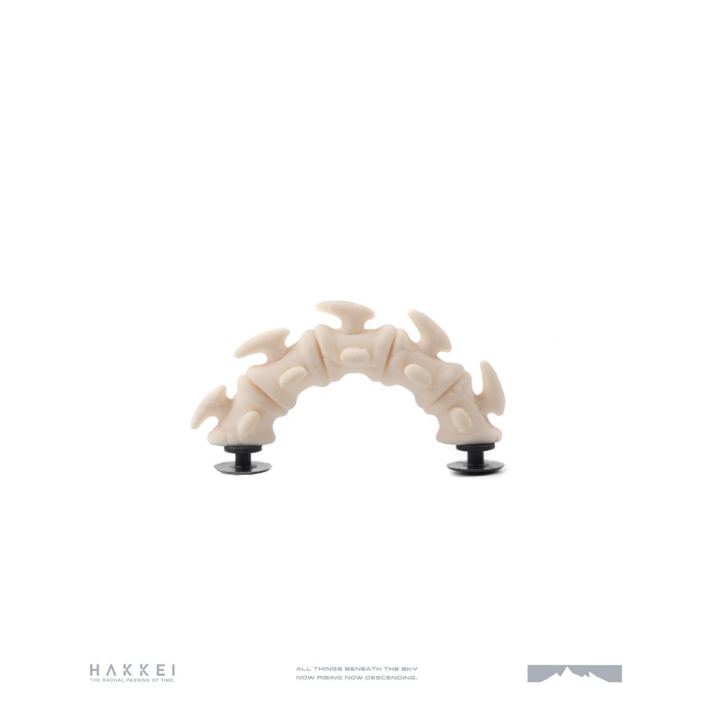 HAKKEI 白景 白暴龍椎骨鞋扣- Crocs 適用 (一組一入) 洞洞鞋