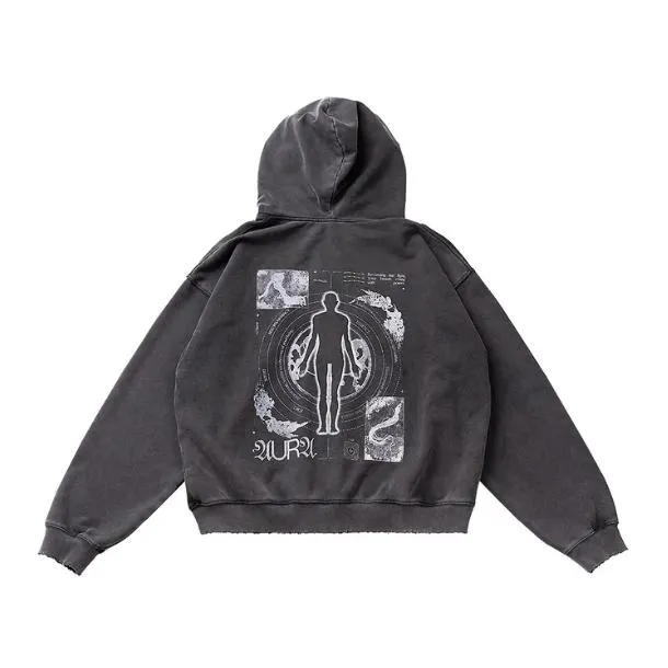 ESSENCE X HSU PHARMACY X AETHER3 BOXY GRAPHIC ZIP HOODIE