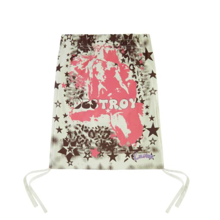 LUSIVE DESTROY Graffiti Star Top