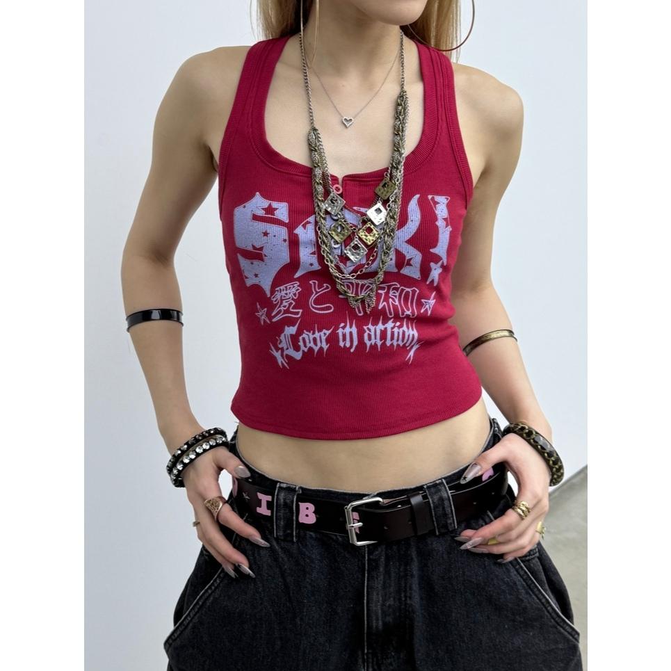 LUSIVE Saved by life swing collar tank