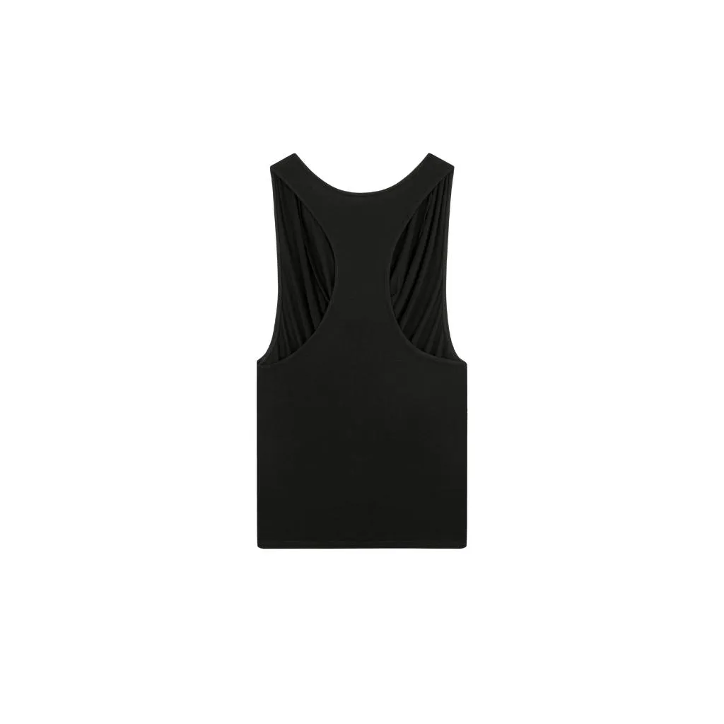 LUSIVE DRAPED SEQUIN‑STAR TANK