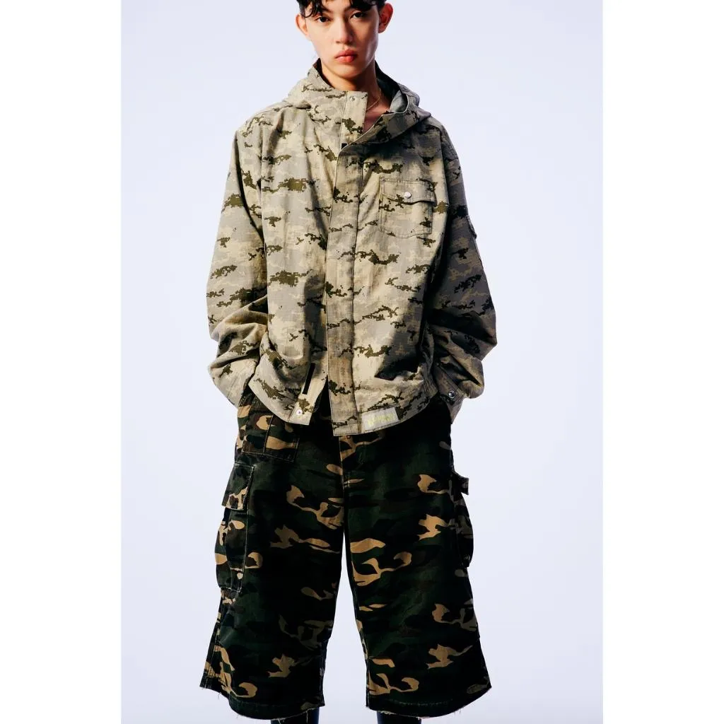 LUSIVE 連帽迷彩拉鏈夾克 Lusive Hooded Chill Out Jacket