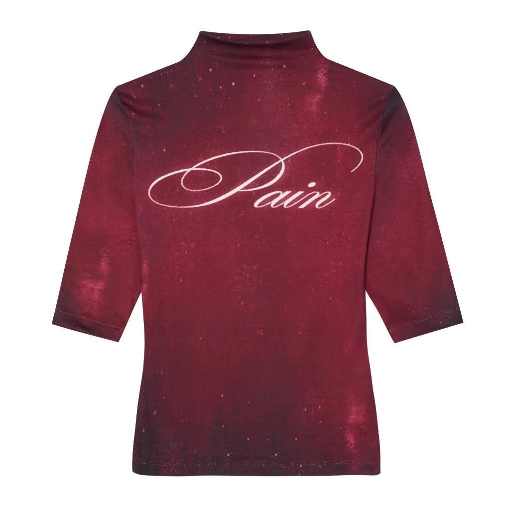 bonnae Pain mock neck top (Red)