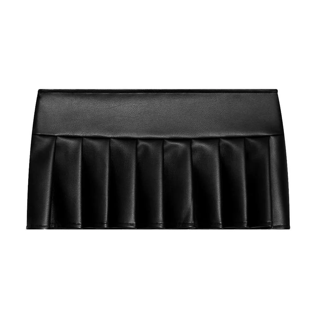 bonnae Embossed micro pleated skirt (Black)