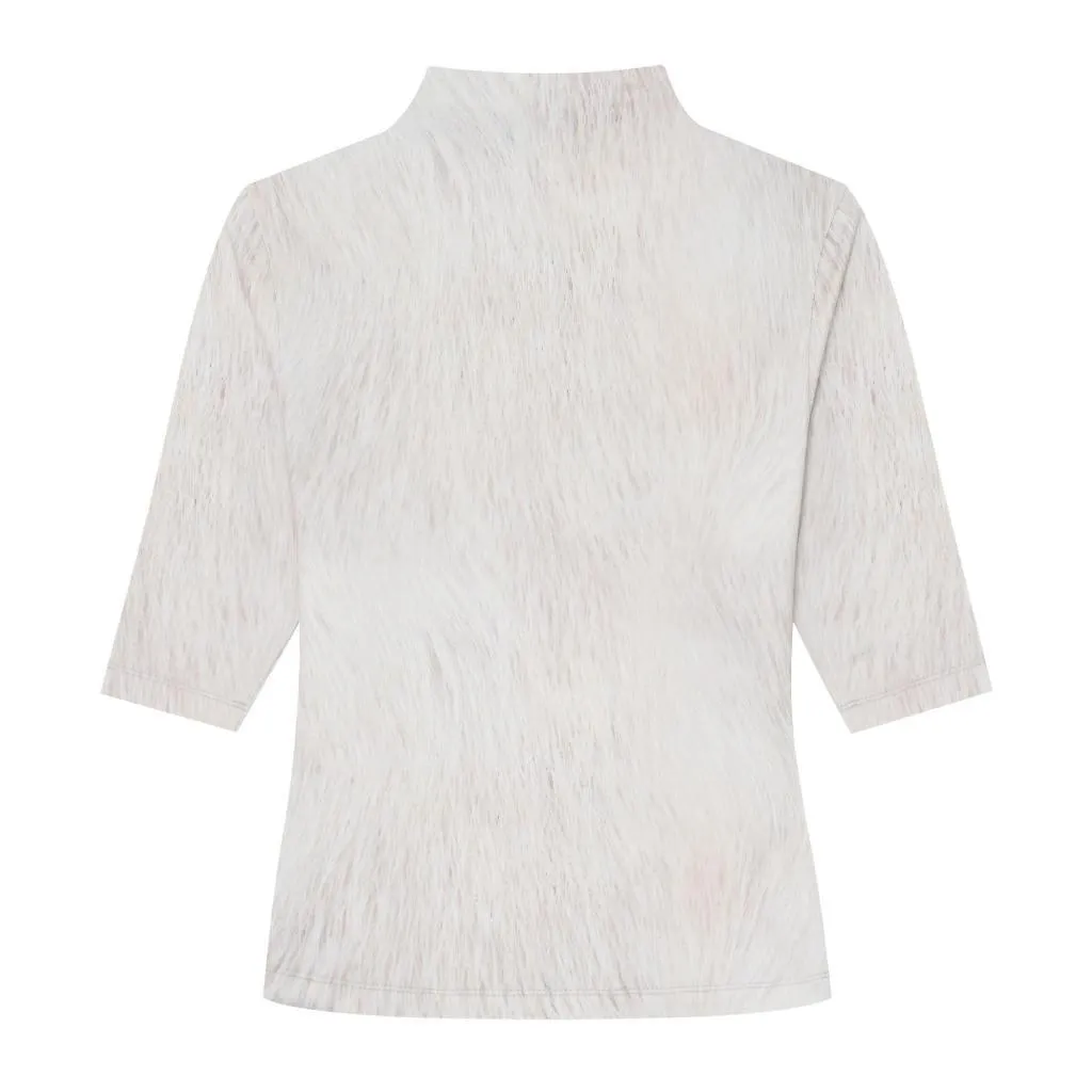 bonnae Pain mock neck top (Ivory)