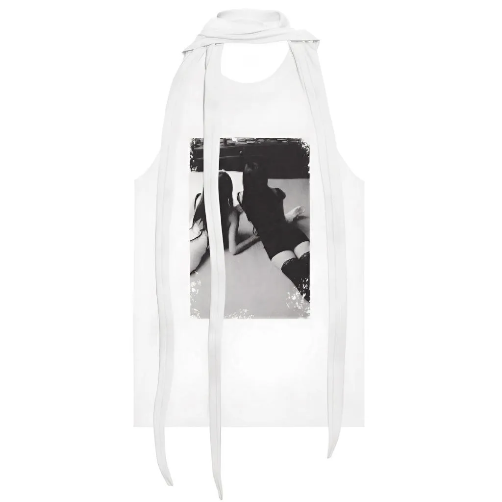 bonnae Muffler dress (White)