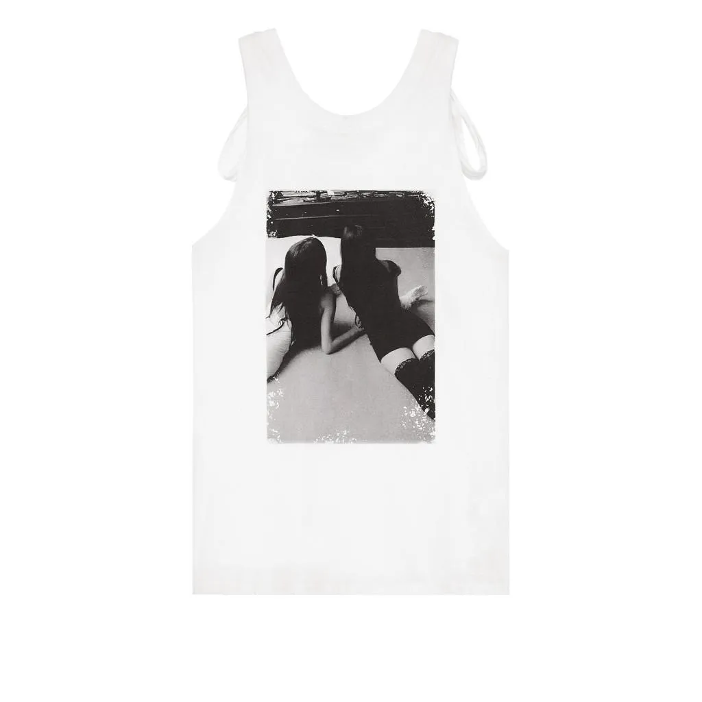 bonnae Muffler dress (White)