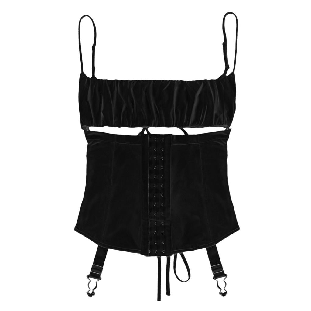 bonnae Lace-up corset top (Black)