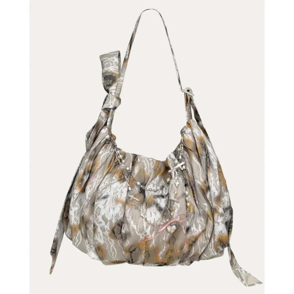 PCES Necktie Lace Bag White