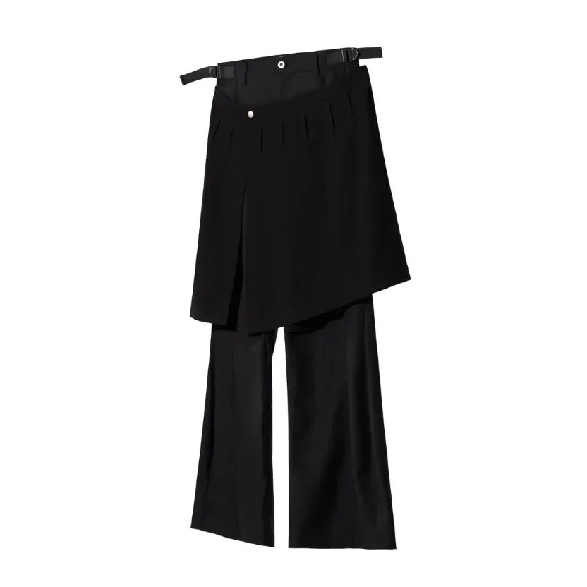 EQUALNEAR Ammo Belt Flared Pants